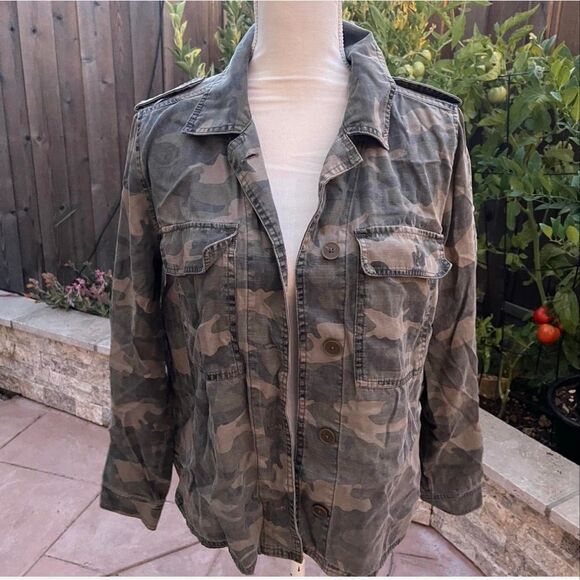 Vintage VTG denim/jean Levi’s button up shirt blouse top - Picture 5 of 10